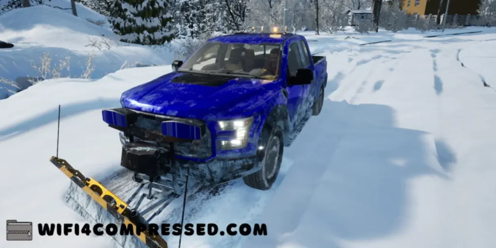 Snow Plowing Simulator gameplay
