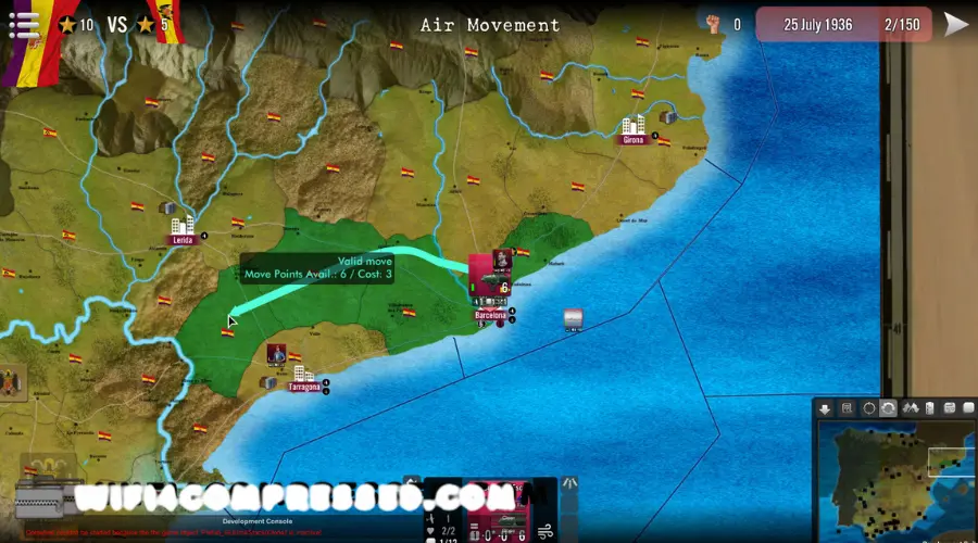 SGS Spain at War features