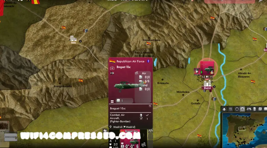 SGS Spain at War modes